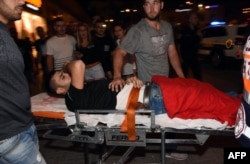 Еврей, пострадавший во время нападения в городе Беэр-Шева. 18 октября