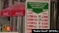 Tajikistan -- Exchange Offise, 17 Sep 2014