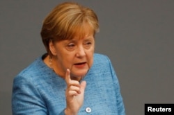 German Chancellor Angela Merkel