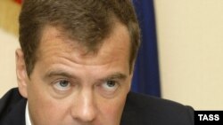 Russian President Dmitry Medvedev 