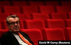 Miloš Forman la a 44-a ediție a Festivalului de film de la Karlovy Vary, 3 iulie 2009.