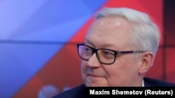 RUSSIA - Russian Deputy Foreign Minister Sergei Ryabkov attends a news conference in Moscow, Russia February 7, 2019.