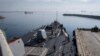 Эсминец военно-морского флота США "Дональд Кук" направляется в Сирию из порта Ларнаки, 11 апреля 2018 года 