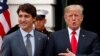 Justin Trudeau și Donald Trump la Washington, octombrie 2017