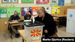 На избирательном участке в Македонии. Иллюстративное фото.
