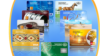 Образцы пластиковых карт платежной системы VISA, выпущенных банками Туркменистана. 