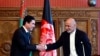 رهبران افغانستان و ترکمنستان خط آهن آقینه را افتتاح می‌کنند