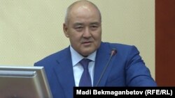 Өмірзақ Шөкеев, ауыл шаруашылығы министрі. Астана, 28 мамыр 2018 жыл.
