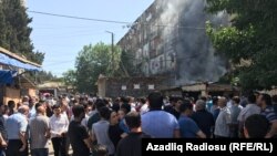 Bakıda yanğın