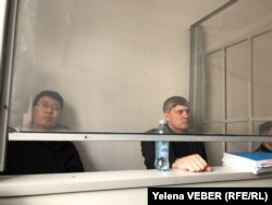 Кайсар Байдалы и Анатолий Шкарупа на судебном заседании 13 марта 2020 года. Караганда.