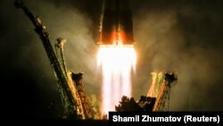 Russia rockets and capsules bring astronauts and supplies to the International Space Station.