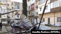 Güclü külək. Foto arxiv