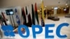 OPEC logo is pictured ahead of an informal meeting between members of the Organization of the Petroleum Exporting Countries (OPEC), File photo