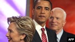 Hillary Clinton, Barack Obama i John McCain