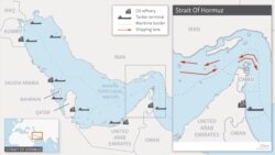 Infographic: Strait Of Hormuz Shipping Lanes