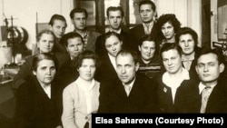 Армин Стромберг с сотрудниками кафедры, начало 1960-х годов