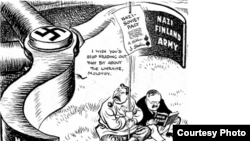 Caricatură de Leslie Illingworth apărută în Daily Mail la 1 mai 1941