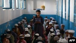 Afghan boys study the Koran at a madrasah in Kandahar. (file photo)