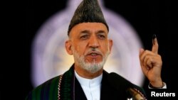 Əfqanıstan prezidenti Hamid Karzai 