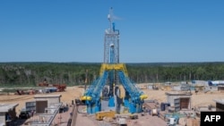 A general view shows the launchpad at the Vostochny cosmodrome in the Far Eastern Amur region in July 2015.