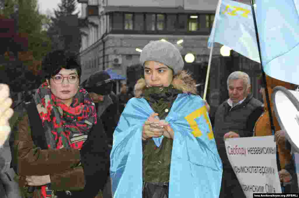 Тамила Ташева - координатор инициативы «КрымSOS» и Севгиль Мусаева-Боровик - главный редактор «Украинской правды»
