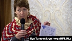 Представник Українського культурного центру в Криму Олена Попова, 23 грудня 2017 року
