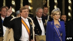 King Willem-Alexander with his wife Queen Maxima.