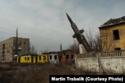 Пустующие дома в Донецке