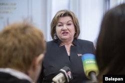 Лілія Ананіч, кіраўнічка Рэспубліканскай камісія для правядзеньня ацэнкі сымболікі і атрыбутыкі, інфармацыйнай прадукцыі.