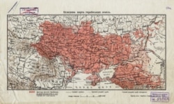 «Оглядова карта українських земель», укладена Степаном Рудницьким (1917 рік)