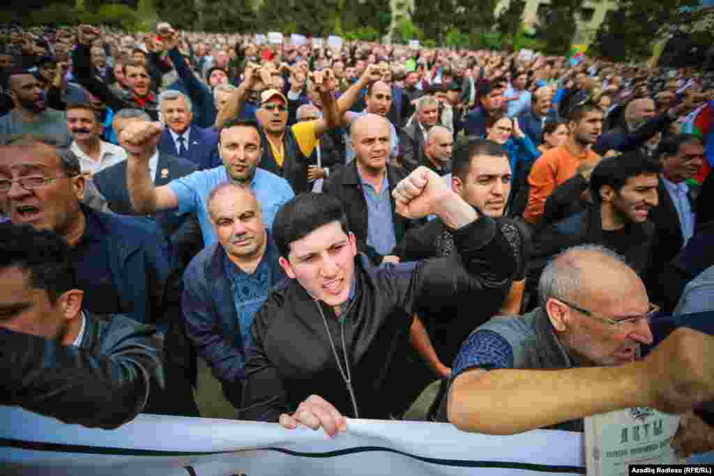 Bakıda Qarabağa azadlıq tələbi ilə aksiya