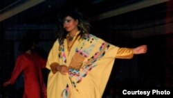 Clothing designed by RFE/RL's Moyad al-Haidari, on display at a fashion show in Iraq.