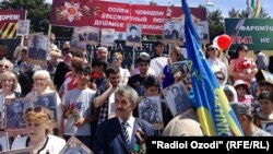 Tajikistan, Dushanbe city, rally in regard of Victory Day in Dushanbe,9May2017