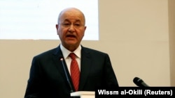 Iraqi President Barham Salih (file photo)