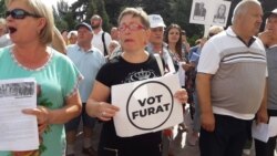 Un nou protest al simpatizanților opoziției la Chișinău