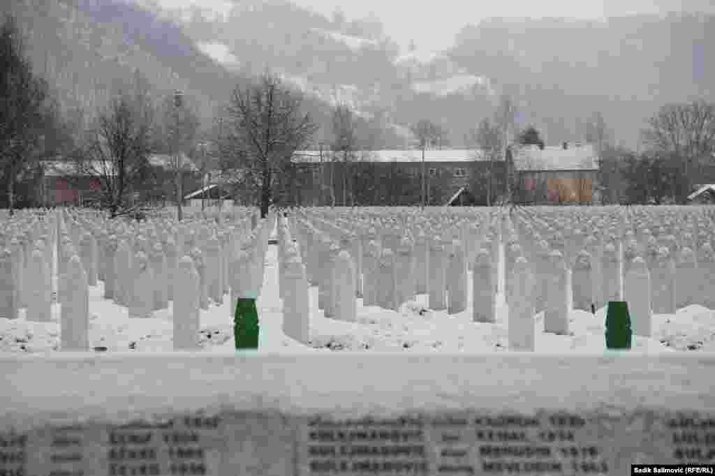 Ziua internațională a comemorării Holocaustului, marcată la Centrul Memorial Potocari din Srebrenica, 27 ianuarie, 2021.