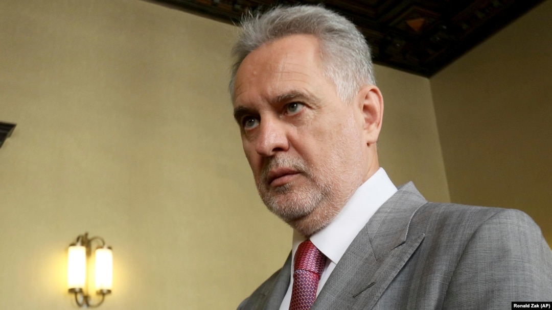 Ukrainian oligarch Dmytro Firtash appears in court in Vienna in June 2019.