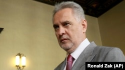 Dmytro Firtash appears at his trial at the Austrian Supreme Court in Vienna in 2019.