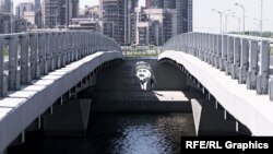 Мост имени Кадырова в Санкт-Петербурге, РФ. Архивное фото
