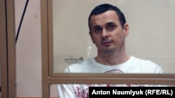 Олег Сенцов у суді 6 серпня 2015 року