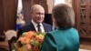 Путин и Терешкова в Кремле