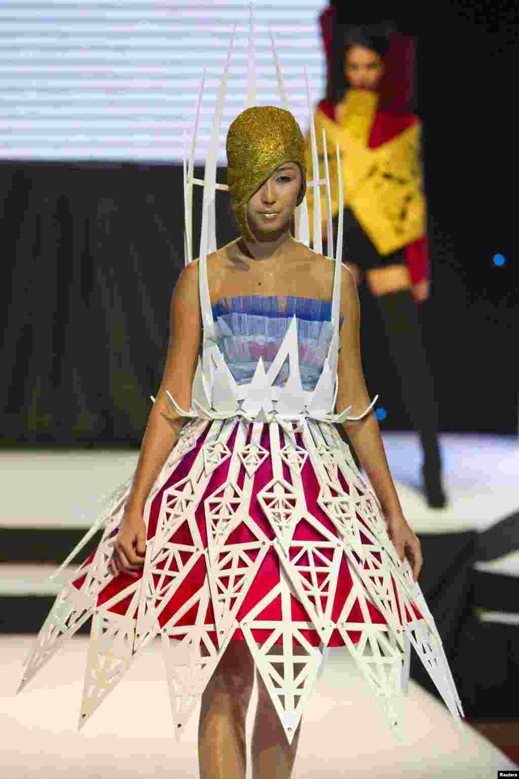Designer Asem Izetali also let her imagination run riot.