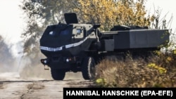 Реактивна артилерійська система HIMARS Збройних сил України на Херсонщині, 29 жовтня 2022 року