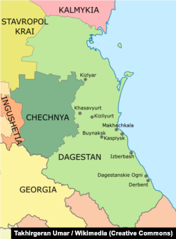 Мапа Дагестану