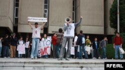 Од последните протести на студентите кои бараа подобри услови за студирање 