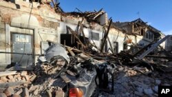 Урнат објект во земјотресот во Петриња