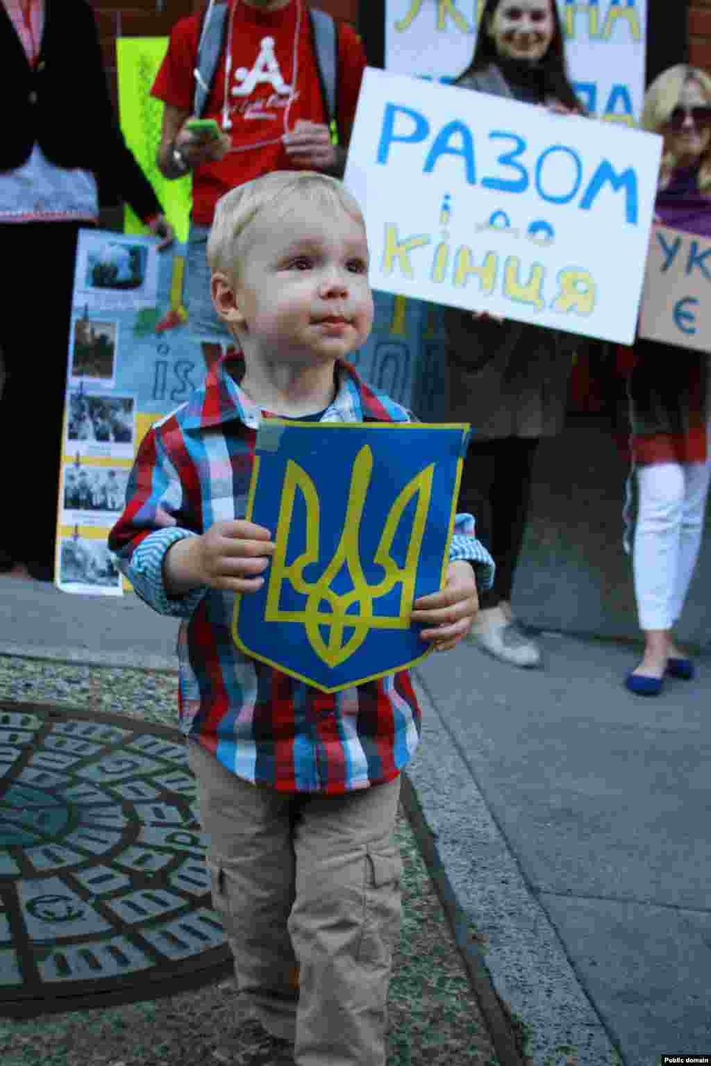 Євромайдан в Сан-Франциско (США), 24 листопада 2013 року (фото з Facebook Kateryna Riepina)