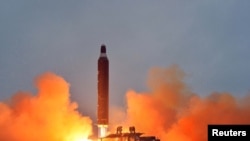 Пуск баллистической ракеты в КНДР, иллюстрационное фото 
