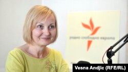 Tanja Ignjatović u beogradskom studiju RSE, jul 2016.