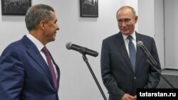 Рөстәм Миңнеханов һәм Владимир Путин